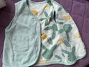 婴唯棉两面穿婴儿马甲春秋宝宝背心新生儿小马甲双层纯棉男女儿童坎肩 黄色 66 实拍图