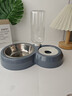甜浪海猫碗双碗自动喂食器不锈钢狗盆幼猫吃饭喝水防打翻饮水机宠物食盆 实拍图