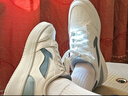 李宁元宝丨板鞋经典休闲鞋男女鞋情侣拼色LOGO秋冬季小白鞋运动鞋 云雾白/浅灰蓝(元宝339男款)-4 42 实拍图