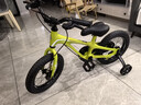 优贝（RoyalBaby）儿童自行车镁合金男女单车 月亮系列3-5岁 宇航员14寸 柠檬绿 实拍图