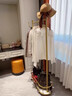 麦瑞迪衣架落地衣帽架卧室多功能挂衣服架置物架结实入户立式简易挂衣架 轻奢金-长60cm 实拍图