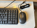 罗技（Logitech）MK106 键鼠套装 有线键鼠套装 办公键鼠套装 电脑键盘 紧凑型 黑色 实拍图