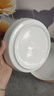 欧式高级陶瓷盘圆形加厚深盘复古简约餐具 纯白福线-8英寸饭盘1个装 实拍图