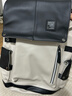 梵者大容量双肩包男士背包休闲旅行电脑包高中大学生书包男初中潮流皮 拉链升级款黑白色 实拍图