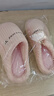 小熊小兔新款秋冬季情侣保暖学生男拖鞋女厚底防滑外穿居家棉拖鞋 小熊小兔棉拖-粉色 36-37 适合35-36 实拍图