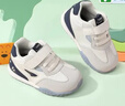 江博士（DR·KONG）春秋男女舒适婴儿宝宝鞋 透气舒适健康鞋 百搭国货步前鞋 白/灰 22 脚长约12.7-13.2 实拍图