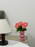 京东鲜花高档玫瑰花8支逼真仿真花假花摆设客厅餐桌装饰摆件拍照摄影道具 实拍图