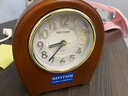 丽声（RHYTHM）闹钟简约木制静音床头台钟学生儿童闹表客厅14cm座钟CRE942NR06 实拍图