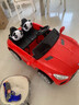 小果冻儿童电动汽车奔驰大g双人小孩车可坐大人四轮越野遥控电动车玩具 豪华红【早教音乐+灯光+自驾】 【送货上门+LED灯光+手机遥控】 实拍图