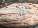 富安娜 软fufu 十孔纤维抑菌纤维被 冬厚被 2250g填充 230*229cm 粉+白 实拍图