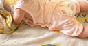 琵琶衣婴儿衣服夏季薄款0一1岁男女宝宝连体衣夏装莫代尔无袖背心 冰丝凉感粉色蓝色  2件减5 73cm 码 3-6个月宝宝 实拍图