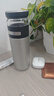 京东京造钛健康保温杯纯钛茶隔【茶水分离】茶杯子男女大容量 冰花漆500ml 实拍图