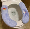 侑家良品 加厚马桶垫坐垫冬季粘扣式坐便垫保暖马桶圈垫贴 蓝色鲸鱼 实拍图