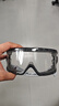 代尔塔 防护眼镜 防沙风护目镜 透明镜片 防冲击防雾防化防飞溅 骑行挡风眼罩101104 透明/黑色(防风防飞溅) 实拍图