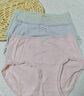 都市丽人内裤女纯棉舒适简约短裤头中腰女士内裤4条ZK0A13 实拍图
