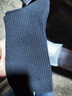 楼棉【爆卖50万双】袜子男士纯色小白袜吸汗防臭中筒袜秋冬季双针棉袜 6双黑色 6双 均码 实拍图