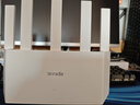 Tenda腾达路由器【千兆WiFi6+穿墙王】无线AX3000信号增强家用放大器Mesh国家补贴金榜一名云霄白立式 实拍图