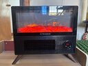 西屋（Westinghouse）石墨烯取暖器暖风机壁炉复古3D仿真炭火焰家用电暖器宿舍电暖气卧室小太阳省电恒温热风机WTH-618Y 实拍图