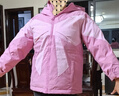 【御寒系列】太平鸟童装女童羽绒服冬装蝴蝶结三防滑雪服外套 实拍图