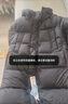 森马（Semir）90%鸭绒羽绒服女长款宽松显瘦冬季轻暖连帽外套防水109725113001 实拍图