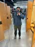 迪卡侬（DECATHLON）硬壳冲锋衣男女春秋登山防风防水单层夹克风衣运动外套MH500 男款-蓝色 加内胆选大一码 M 实拍图