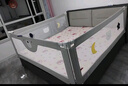 丸丫K2婴儿床围栏宝宝防摔防护栏床边防摔防掉档板免打孔三面1.8+2+2 实拍图