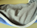 【加厚双层】干发帽女加厚超强吸水速干包头毛巾擦洗头发干发巾 螺纹干发帽【蓝灰色1条装】 实拍图