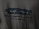 真维斯（Jeanswest）纯棉短袖t恤男运动潮流百搭休闲半袖2025新款打底夏季美式体恤衫 白色(z保持微笑) L (175) (收藏加购优先发) 实拍图