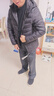 京东京造【air+零压羽绒】轻薄羽绒服男外套冬连帽白鸭绒 曜石黑S 实拍图