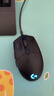罗技（G）G102第二代游戏鼠标 RGB流光灯效鼠标 轻量化  游戏级8000DPI传感器 黑色 200-8000DPI 实拍图