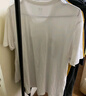 盖璞男女装2025春季新款纯棉字母印花logo短袖T恤上衣美版797924 白色 L 美码 XL亚洲码185/104A 实拍图