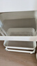 宜家（IKEA）拉斯克家居小推车三层置物架移动茶水桌客厅咖啡桌厨房储物收纳架 【升级款】白色带盖大号 35*45*77cm 实拍图