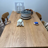 MUJI 实木餐桌 OA/WN 白橡木风格/黑胡桃风格 餐桌 家具桌子 OA 140cm *宽80cm*高75cm 实拍图