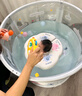 iuu婴儿游泳桶免安装 儿童洗澡桶 可折叠泡澡桶家用新生儿游泳池浴桶 【免安装-透明】巨无霸+游泳圈 母婴级面料，耐磨稳固防变形 实拍图