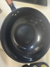 炊大皇炒锅铁锅健康0无涂层蜂窝纹32cm家用炒菜锅玄铁XT32CGH 实拍图