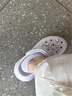 卡骆驰（CROCS）檀健次同款经典泡芙洞洞鞋百舒适男沙滩鞋女鞋休闲鞋|207521 霜紫色-5BO 37 (230mm) 38 实拍图