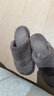 MUJI 男女通用 暖柔 厚底拖鞋 秋冬季 男鞋女鞋棉拖毛拖鞋 深咖色 38 码/M/240mm(2.0) 实拍图