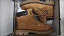 骆驼（CAMEL）马丁靴男王俊凯同款工装大黄靴女冬季穿搭通勤金甲户外徒步登山鞋 G122W7757TR金黄色-男【加绒】 43 实拍图