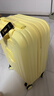 贝初众行李箱次日达小型可登机箱大容量拉杆旅行密码皮箱子高颜值 奶酪黄【升级多功能】加厚款 20英寸 【登机尺寸】无侧把手挂钩 实拍图