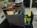 日本厨房多功能窄边抽拉调料柜台面多层置物架味精盐罐调味品收纳 深空灰·大号磁吸调料柜【锅盖 实拍图