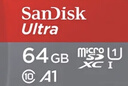 闪迪（SanDisk）64GB TF（MicroSD）内存卡 A1 U1 C10 至尊高速移动版存储卡 读速140MB/s 手机平板游戏机内存卡 实拍图