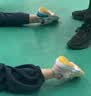 尤尼克斯（YONEX）羽毛球鞋yy基础款舒适亲子款青少年SHB101JRCR米粉33码 实拍图