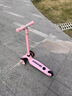 酷骑儿童滑板车V2二合一多功能童车重力转向静音1-5岁生日礼物发光粉 实拍图