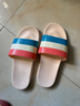 【亲子】厚底拖鞋女款踩屎感夏外穿家居防滑防臭室内新款家用情侣 S*3/拼接款】黄色 23【36到45码】 实拍图