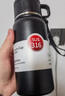 慕馨（moosen）保温保冷杯大容量男士冰块不化学生316不锈钢两用杯子夏茶水分离 实拍图