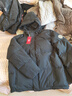 京东京造羽绒服男鸭绒加厚防寒工装面包服短款冬季外套衣服 黑色 L 实拍图