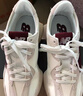 NEW BALANCE NB327官方休闲鞋女鞋秋冬复古增高鞋潮流百搭低帮轻便软底运动鞋 灰色/米白/酒红 WS327KA 38 (脚长24.5cm) 实拍图