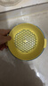 双层塑料洗菜盆沥水篮子厨房神器多功能客厅家用水果盘洗水果菜篮 青黄色 1个 实拍图