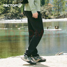 探拓（TECTOP）户外徒步速干裤轻薄排汗休闲直筒快干长裤2422177SZ男款经典黑2XL 实拍图