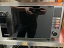 格兰仕变频微波炉烤箱一体机 光波炉一级能效彩膜新款 枪灰色 23L大容量平板 智能变频T93TGVFZB5 实拍图